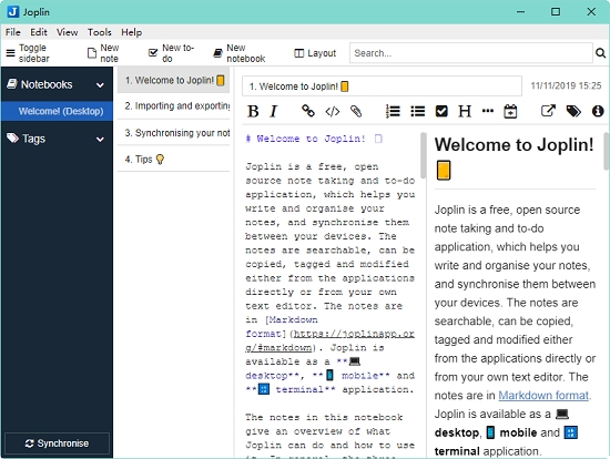 Joplin(笔记待办事项) v2.9.1 电脑版