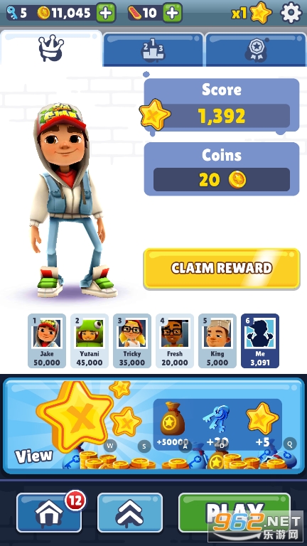 地铁酷跑跑酷体验服(Subway Surf)v3.6.2 国际服截图0