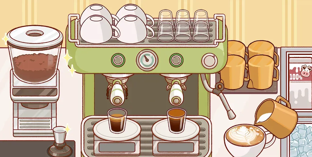 可口的咖啡美味的咖啡无限金币钻石版 V1.3.1 安卓版截图2