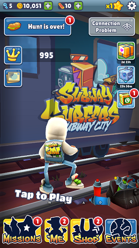 地铁跑酷地铁城国际版 V3.49.10 安卓版截图3