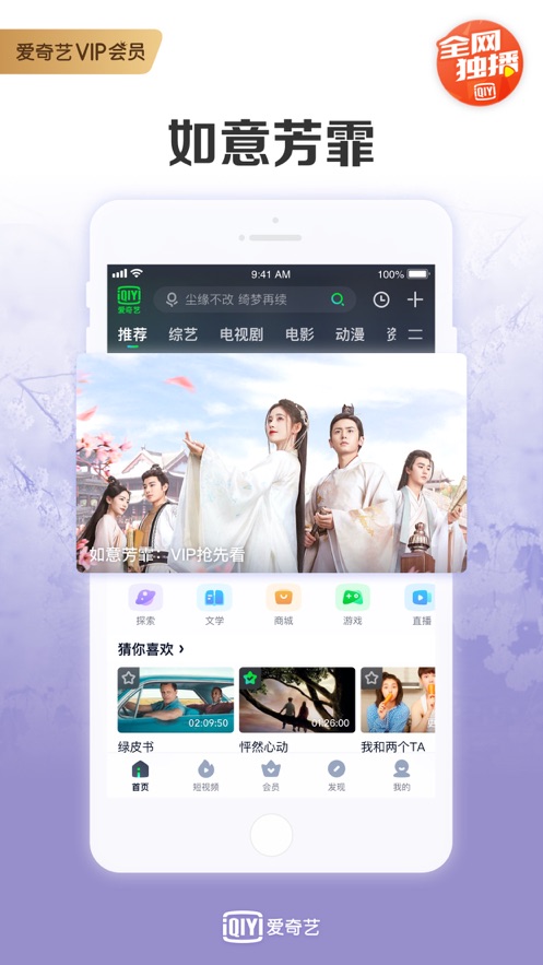 爱奇艺旧版截图