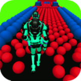 机器人弹球方块3d