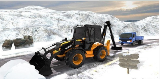 雪地挖掘机