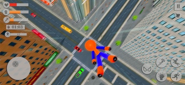 蜘蛛火柴人绳索英雄3