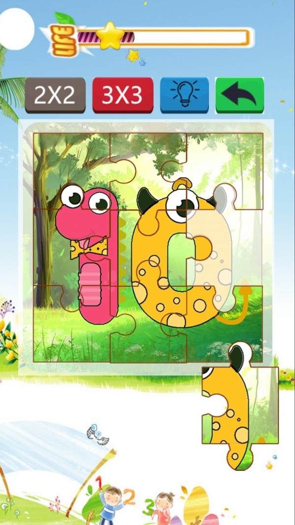 宝宝拼图识数字