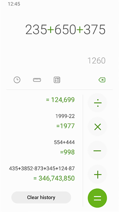 三星计算器下载手机版 V12.5.10.18 安卓最新版截图3