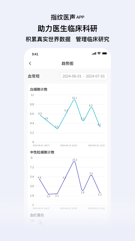 指纹医声APP V1.3.7 安卓版截图1