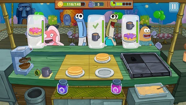 海绵宝宝大闹蟹堡王游戏正版最新版 V5.10.2 安卓版截图3