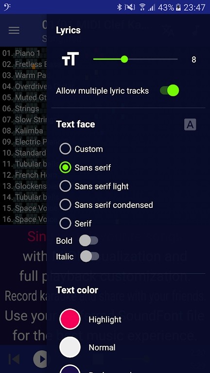 MIDI Clef(MIDI播放器) V9.0.3 官方安卓版截图2