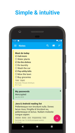 FairNote笔记本app V5.1.7 安卓版截图1