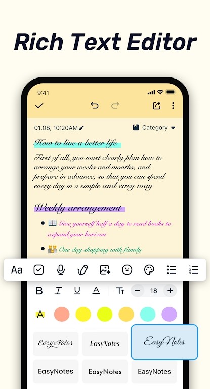 Easy notes V1.3.40.0208 安卓版截图3
