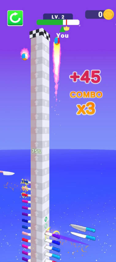 弹射飞刀游戏破解版 V1.2 安卓版截图2