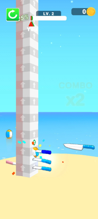 弹射飞刀免广告版 V1.2 安卓版截图1