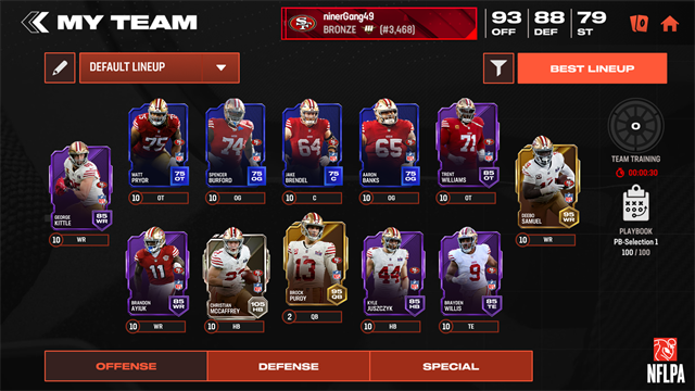 麦登橄榄球手游 V12.1.0 安卓版截图3