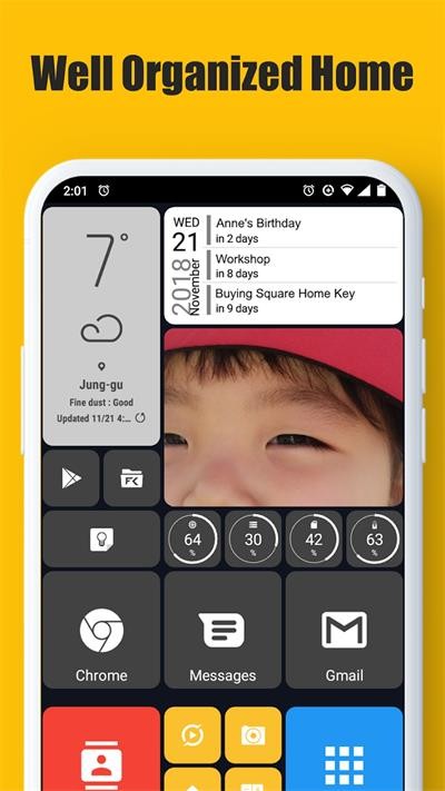 Square Home(手机桌面启动器) V4.0.8 安卓最新版截图3