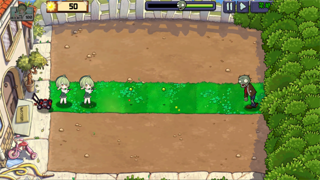 庄不纯植物娘大战僵尸 V1.2.5 安卓版截图3