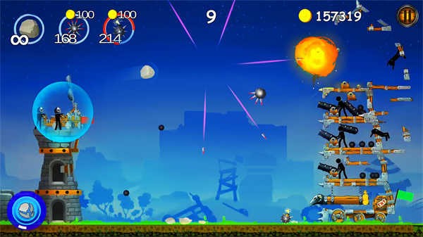 火柴人投石机单机版 V1.3.9 安卓版截图4