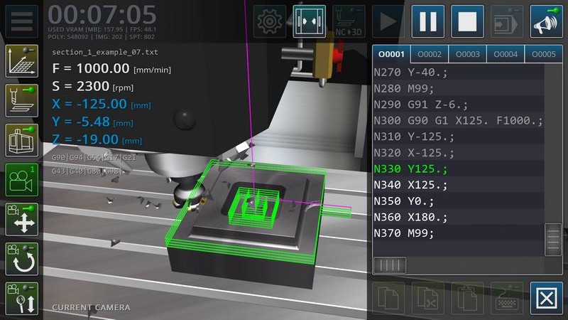 CNC VMC Simulator(CNC数控铣床仿真) V1.0.27 安卓最新版截图3