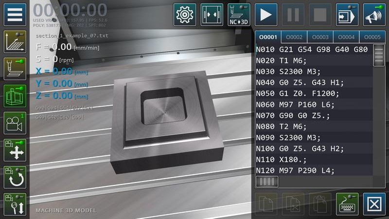 CNC VMC Simulator(CNC数控铣床仿真) V1.0.27 安卓最新版截图6