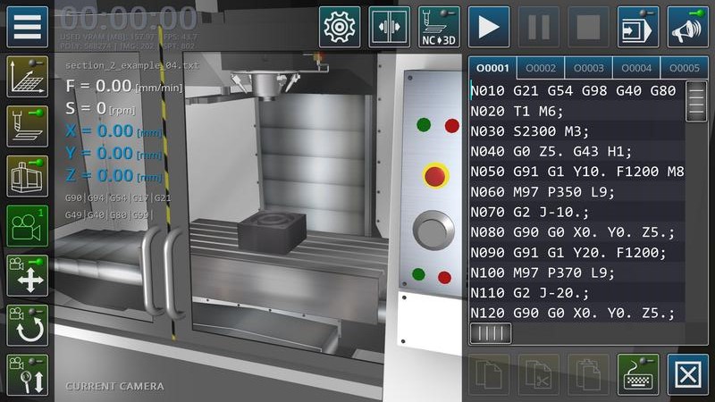 CNC VMC Simulator(CNC数控铣床仿真) V1.0.27 安卓最新版截图5