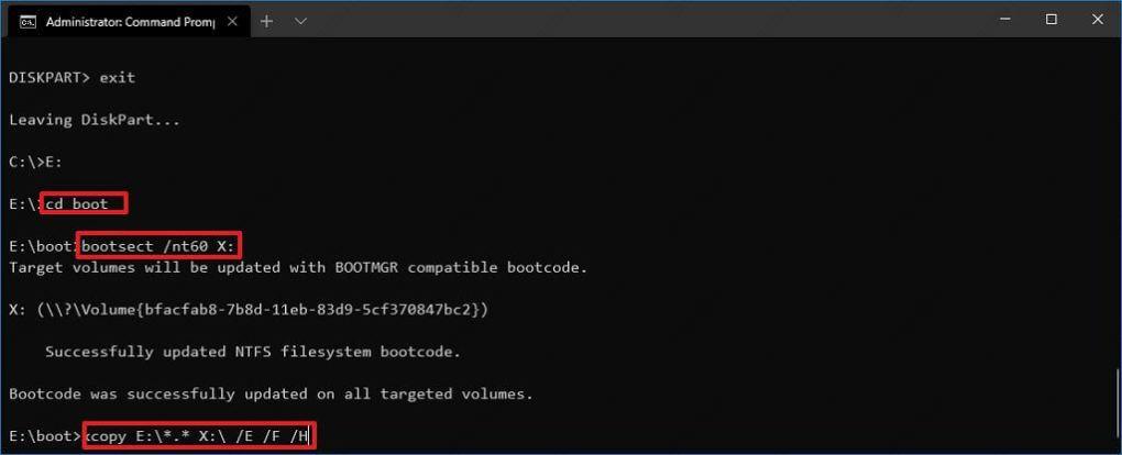 怎么使用命令提示符创建Windows10可运行USB？