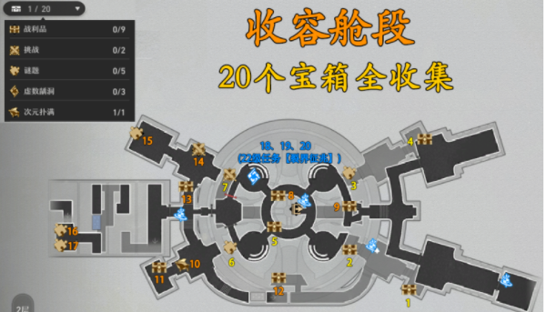 崩坏三星穹铁路黑塔收容舱段宝箱在哪儿？黑塔收容舱段宝箱位置全集