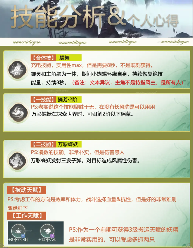 如何轻松攻略万彩蝶妖？仙剑世界最全实用指南！