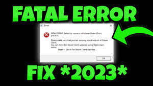 CS:GO玩家必读：彻底解决Fatal_Error问题的7个专业方案