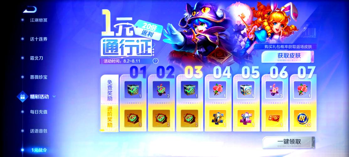 王者荣耀一元通行证活动所引领的盛典正式启动！王牌进击礼包全新上线！