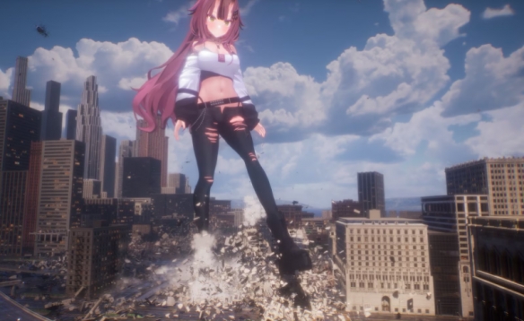 超巨大美少女肆虐城市？《Giantess_Playground》正在研发
