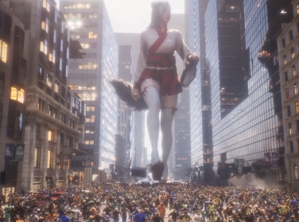 超巨大美少女肆虐城市？《Giantess_Playground》正在研发