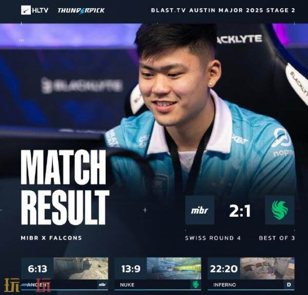 CS2 BLAST.tv奥斯汀Major第二阶段第三日的比赛结果已揭晓！TYLOO在这一次的征程中止步。