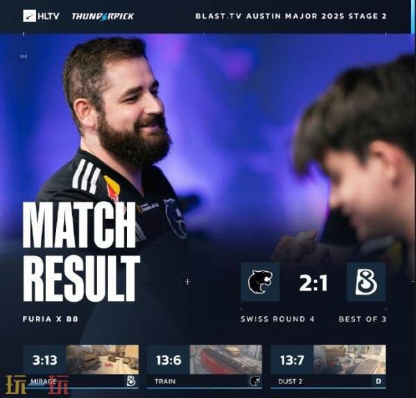 CS2 BLAST.tv奥斯汀Major第二阶段第三日的比赛结果已揭晓！TYLOO在这一次的征程中止步。