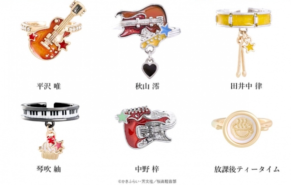 《K-ON!轻音部》✕_MAYLA_合作款戒指即将面市！