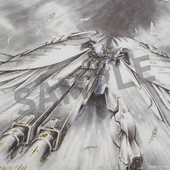 《新机动战记高达W》迎来30周年庆，推出限量的金箔艺术挂轴。