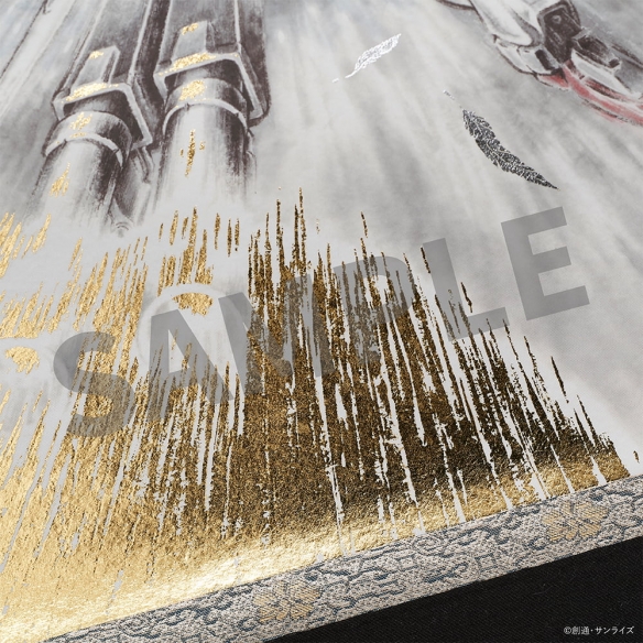 《新机动战记高达W》迎来30周年庆，推出限量的金箔艺术挂轴。