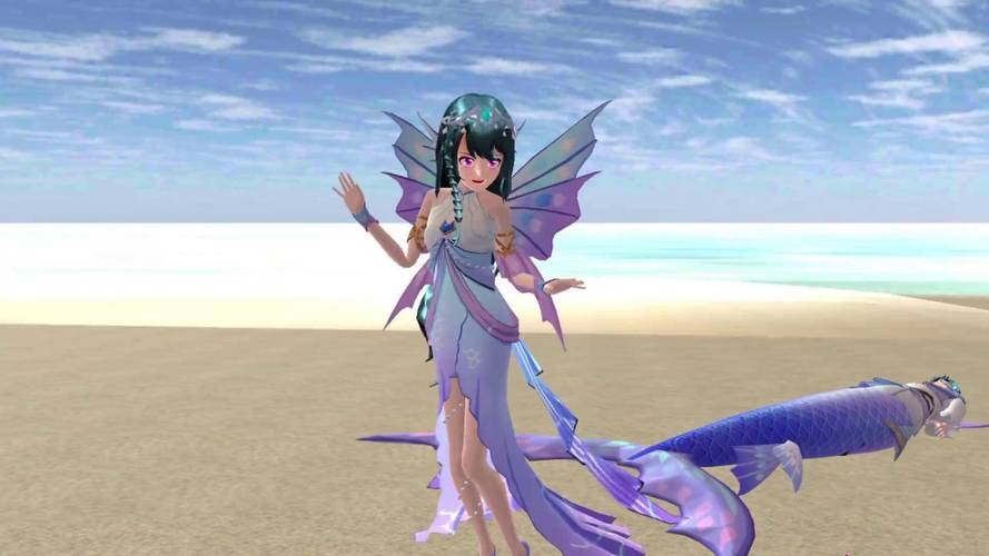 樱花校园更新了美人鱼服装出现在公共视野，网友纷纷表示：这是打算复出了