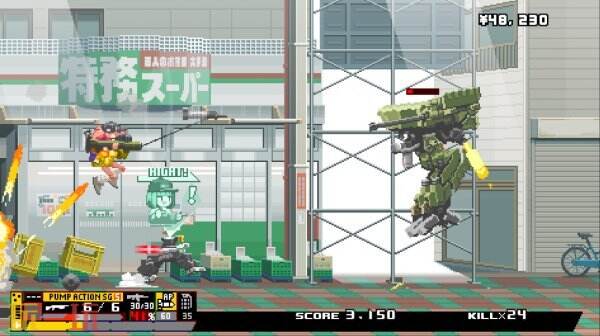 《硝基特快》,一款像素风格的横向卷轴射击游戏,即将在5月19日正式发布。 《硝基特快》,一款像素风格的横向卷轴射击游戏,即将在5月19日正式发布。