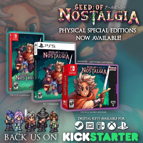 独立团队制作的像素风JRPG《怀旧之种》成功筹集42万美元