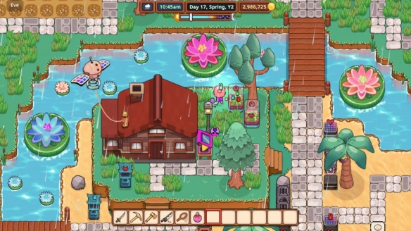 《永瀑镇》获得好评的农场冒险游戏迎来2.0版本更新，新增丰富内容，并享受75折特惠。