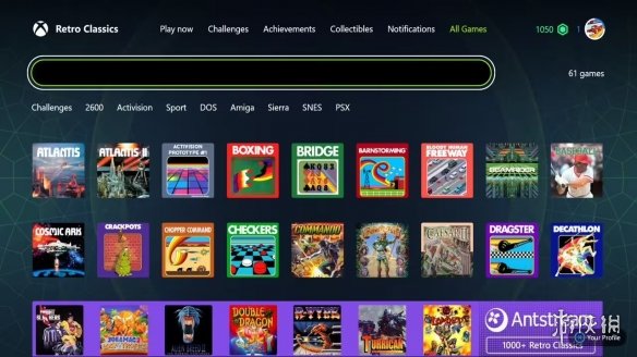 微软发布了全新应用Retro_Classics，让GamePass用户再次体验经典游戏的魅力