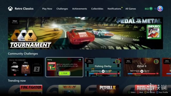 微软发布了全新应用Retro_Classics，让GamePass用户再次体验经典游戏的魅力