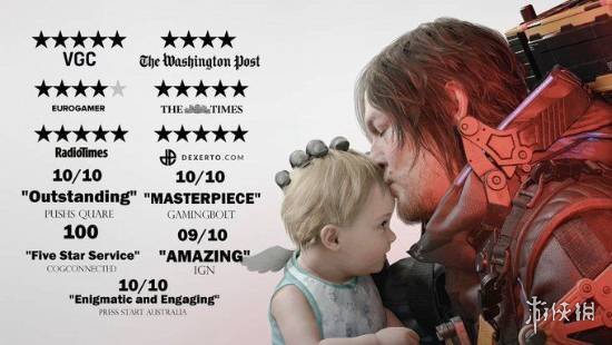 小岛秀夫分享《死亡搁浅2》评价：Metacritic平台上媒体及用户双双获得90分！