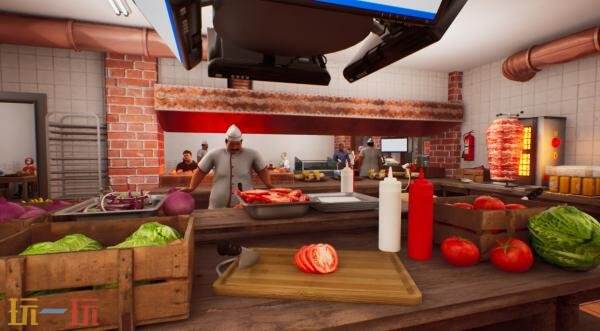 卷饼店模拟游戏《Wrap House Simulator》现在隆重上市。