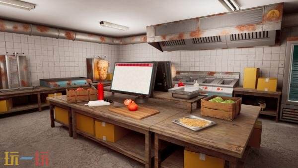 卷饼店模拟游戏《Wrap House Simulator》现在隆重上市。