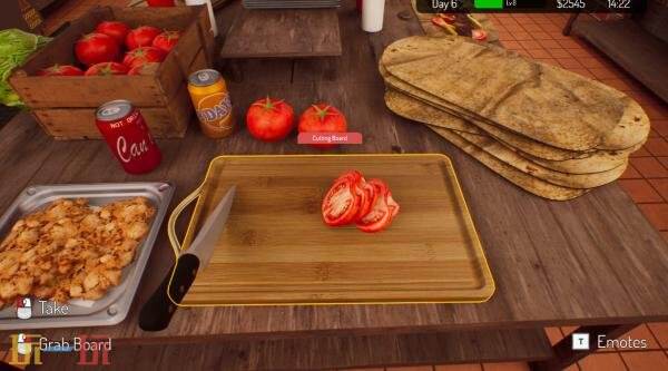 卷饼店模拟游戏《Wrap House Simulator》现在隆重上市。