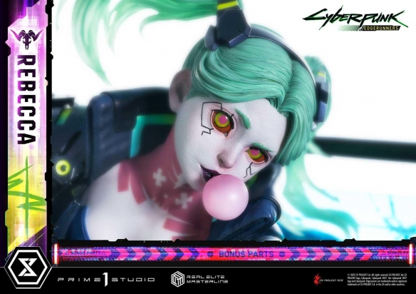 《边缘行者》中的蕾贝卡雕像DX豪华版，采用1/4比例，将在2026年面世。