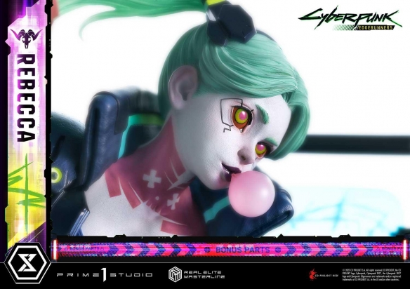 《边缘行者》中的蕾贝卡雕像DX豪华版，采用1/4比例，将在2026年面世。