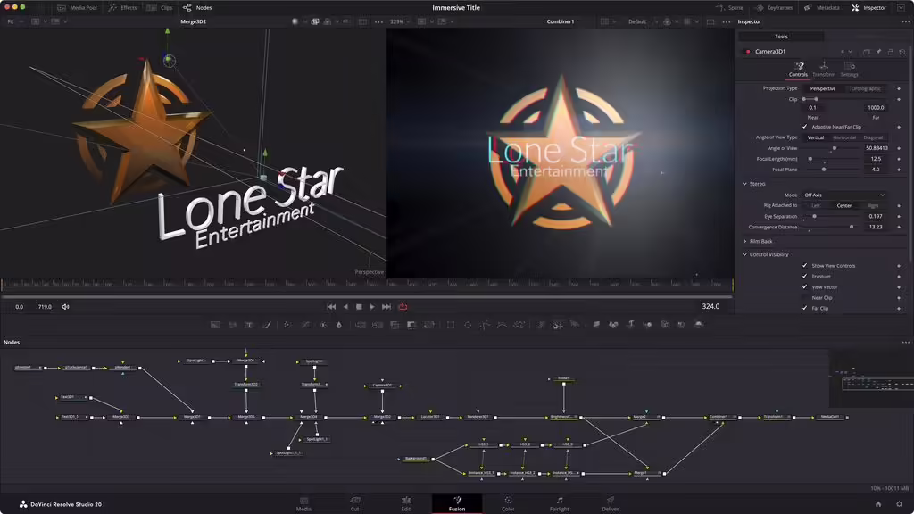 DaVinci Resolve 20.1 已经正式发布，为编辑者提供了空间视频处理的新工具。