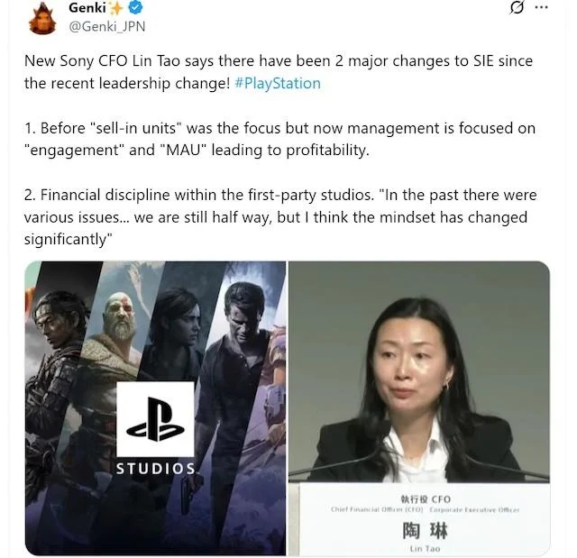 索尼财务主管提醒：资金开销必须谨慎，严禁重蹈星鸣特攻那样的覆辙。